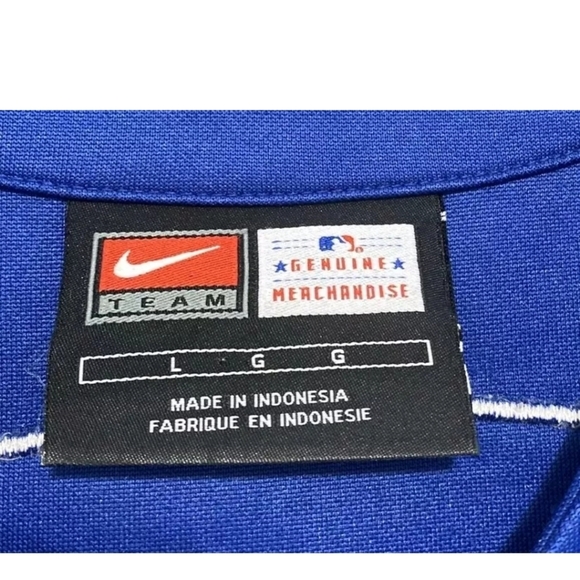 Nike MLB Texas Rangers Blalock #9 Royal Blue and Red Jersey Large - Picture 5 of 13